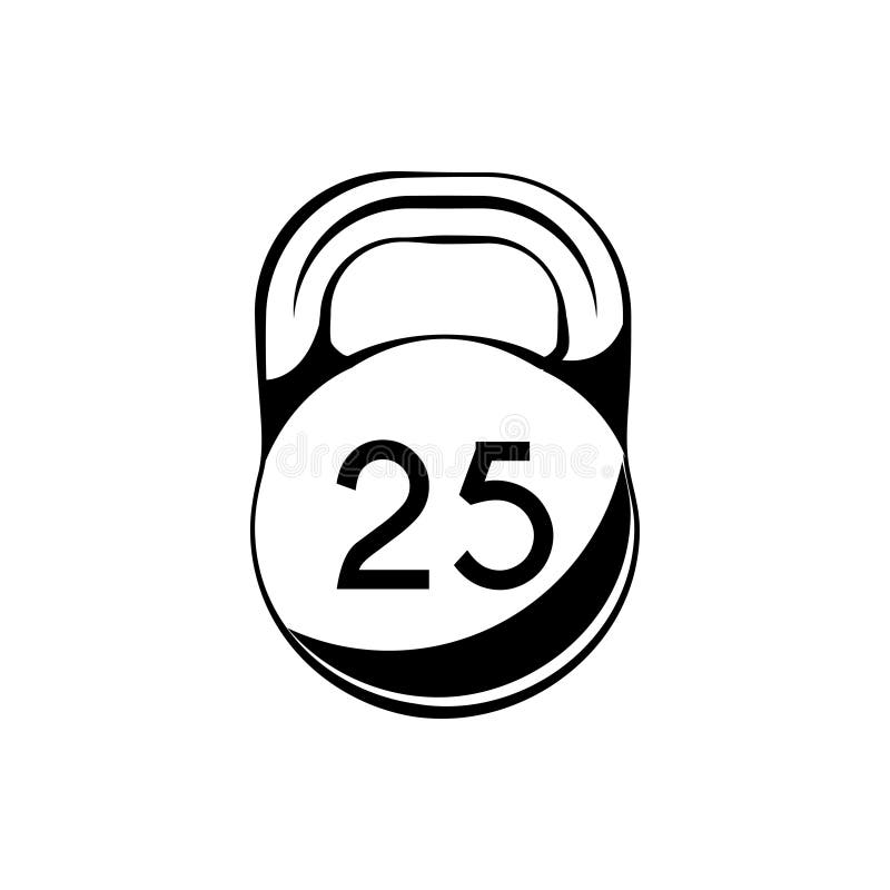 Kettlebell ikona Sporta symbol Sprawności fizycznej ikona wektor ilustracji Kettlebell ikona Sporta symbol Sprawności fizycznej ikona wektor ilustracji