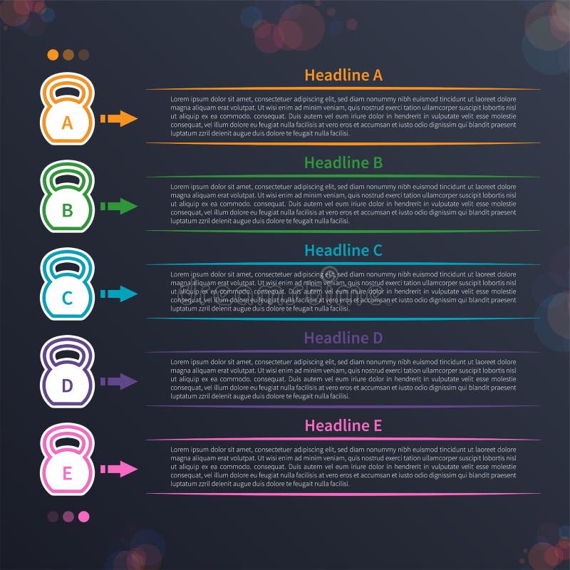 Kettlebell infographic, cronologia illustrazione di stock Kettlebell infographic, cronologia illustrazione di stock