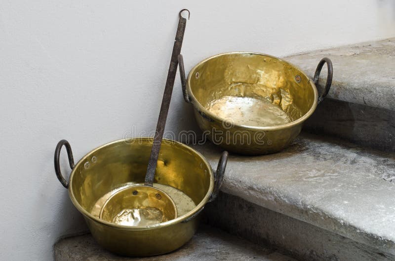 Kettles and pot stock photo. Image of metallic, fashioned 27571866