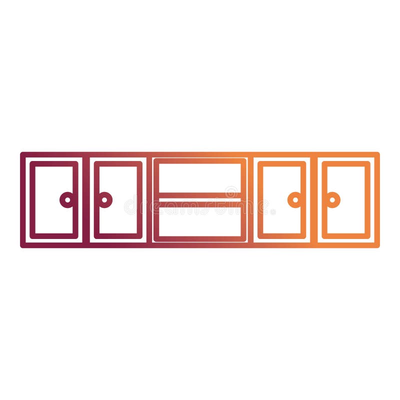 Keuken die houten pictogram opschorten royalty-vrije illustratie Keuken die houten pictogram opschorten royalty-vrije illustratie