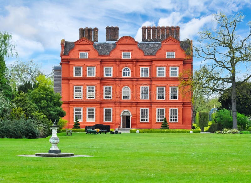 Kew palace in botanical garden, London, UK stock photo Kew palace in botanical garden, London, UK stock photo