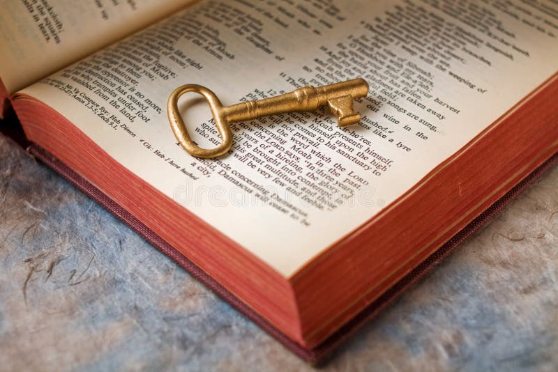 bible and key