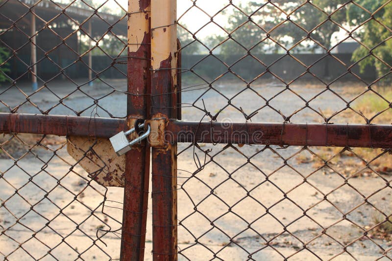 Key chain locked door stock image. Image of padlock, chain 91045075