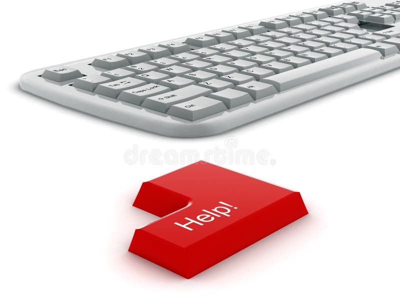 Key help royalty free illustration