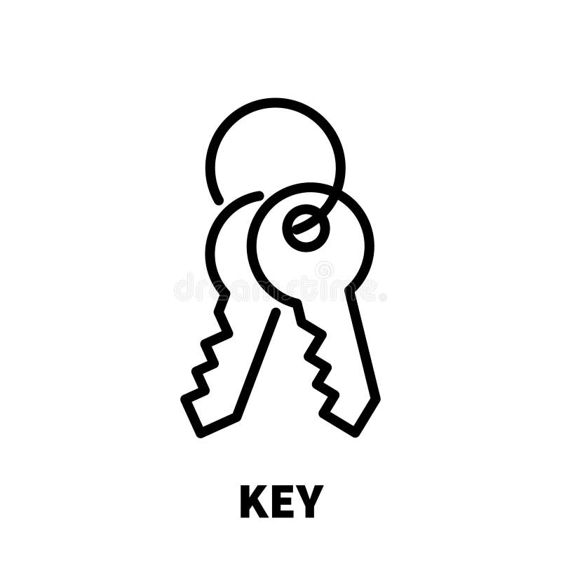 Key icon. Ключ доступа outline. Сервер outline ключ