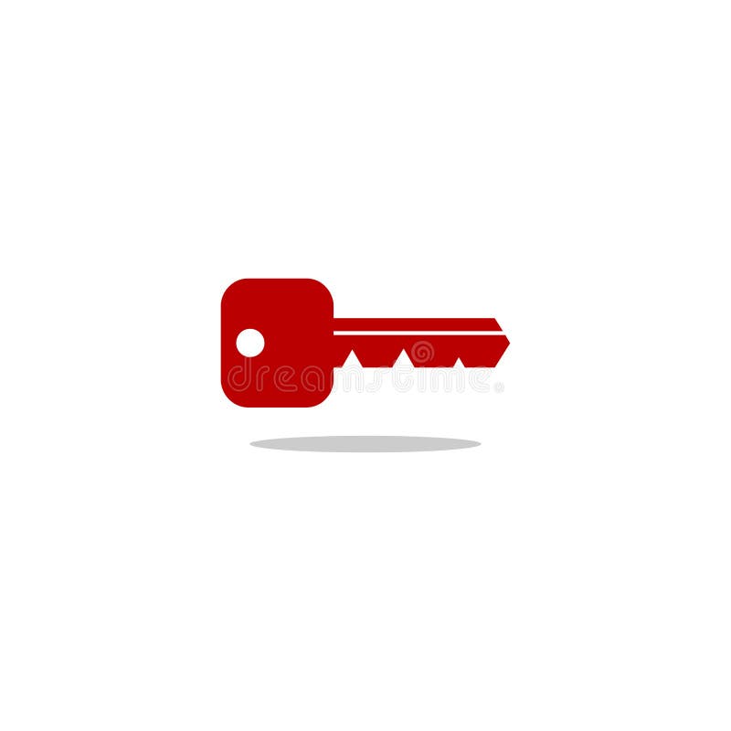 Key Icon Symbol Logo Template Stock Vector - Illustration of metal