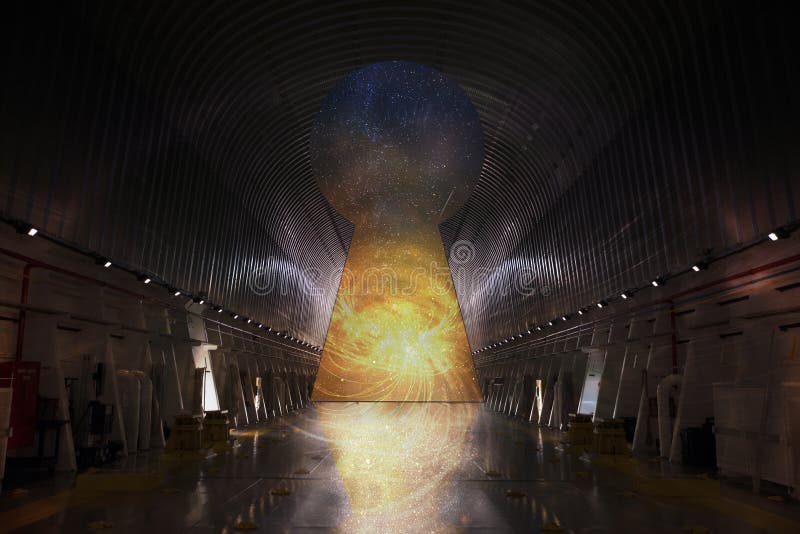 Key inspiration and finding answers or solutions in a brainstorm concept as a night sky with group of stars and planets royalty free stock images
