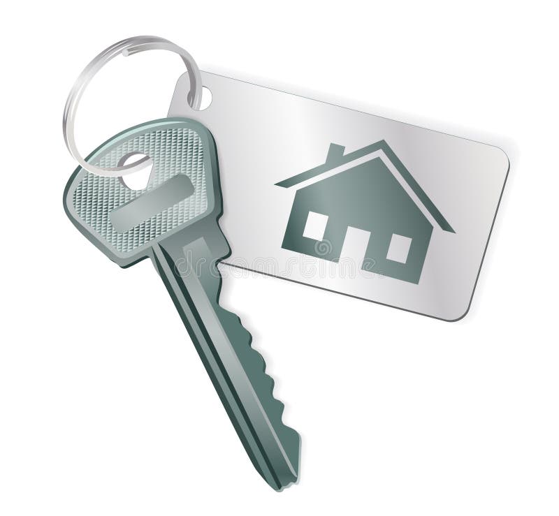 Key with a label vector illustration Key with a label vector illustration