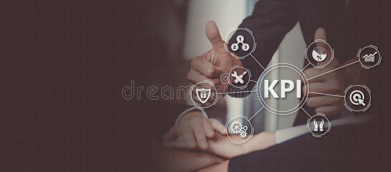 Key Performance Indicator KPI using Business Background with i royalty free stock images