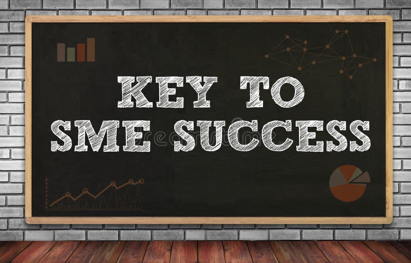 KEY TO SME SUCCESS Small and medium-sized enterprises royalty free stock photo KEY TO SME SUCCESS Small and medium-sized enterprises royalty free stock photo