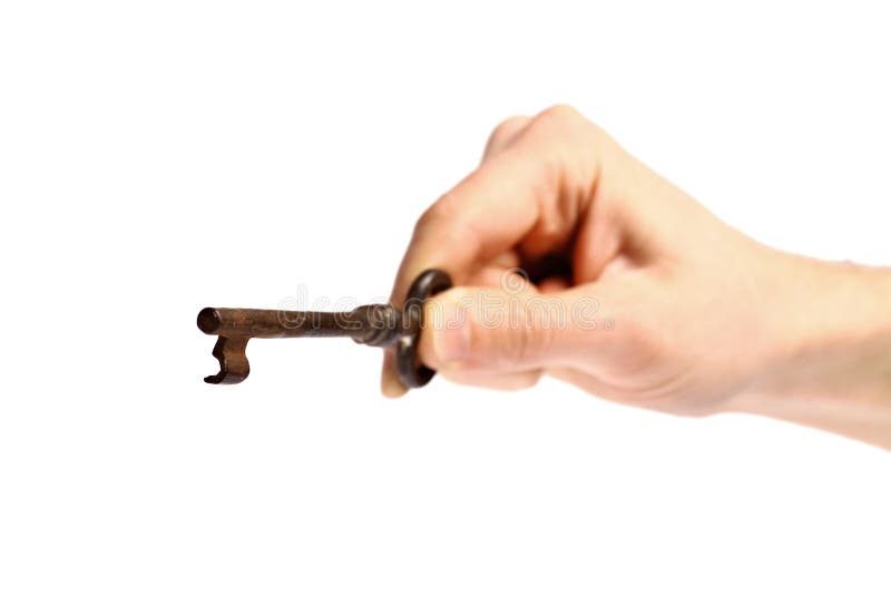 The key to success stock images