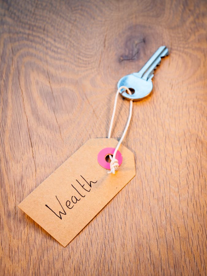 Key to wealth royalty free stock photos Key to wealth royalty free stock photos