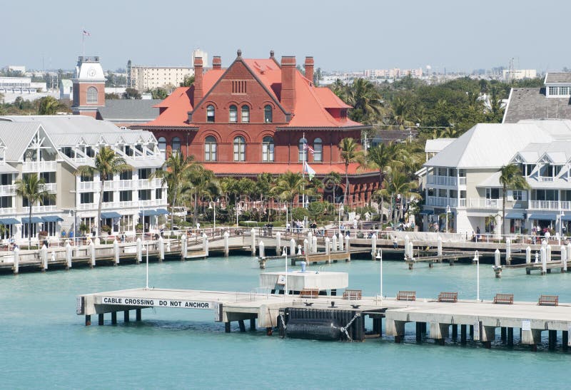 Key West de stad in stock foto Key West de stad in stock foto