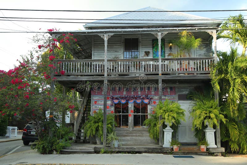 The Guest House in City of Key West, Florida Editorial Stock Image