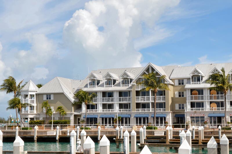 Key West hotel stock photo. Image of blue, tropics, dock 20752708