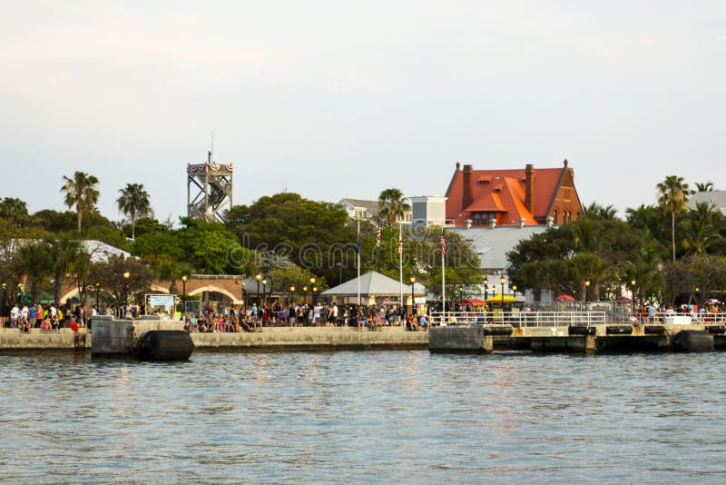 Key West Mallory Square editorial stock image. Image of custom 70419004