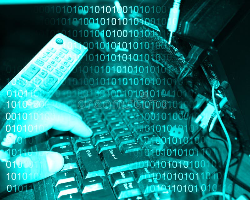 Keyboard and binary code 24.06.13 royalty free stock photo Keyboard and binary code 24.06.13 royalty free stock photo