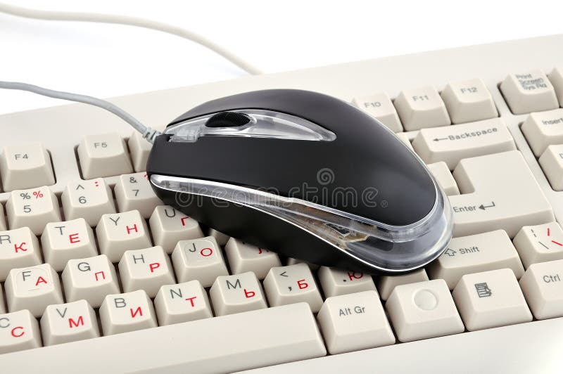 Keyboard and computer mouse