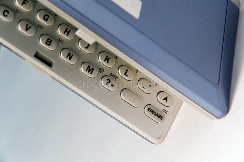 Keyboard on Electronic Device Stock Photo - Image of keys, electronics