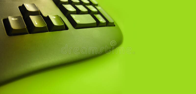 Keyboard technology stock image