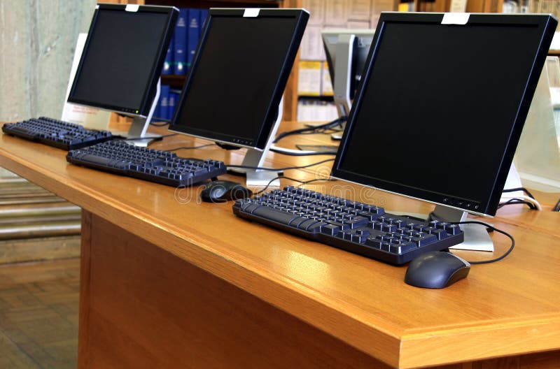 Keyboards in office stock photo. Image of electronic 26828982