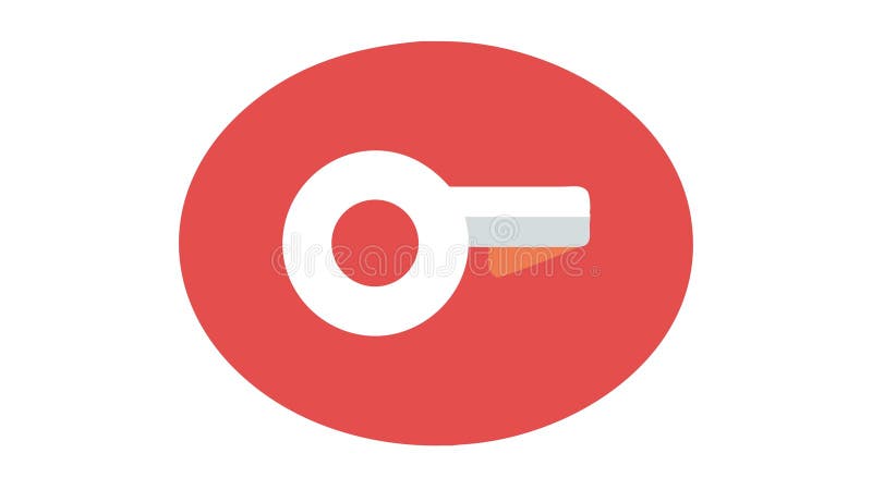 Keyhole con icona di accesso alla sicurezza Icona di progettazione a schermo piatto Vettore Generativo AI illustrazione vettoriale