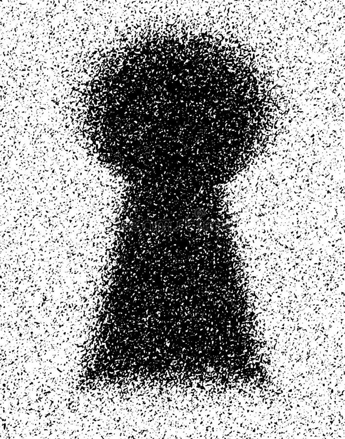 Keyhole grunge stock vector. Illustration of vector, dark 5592070