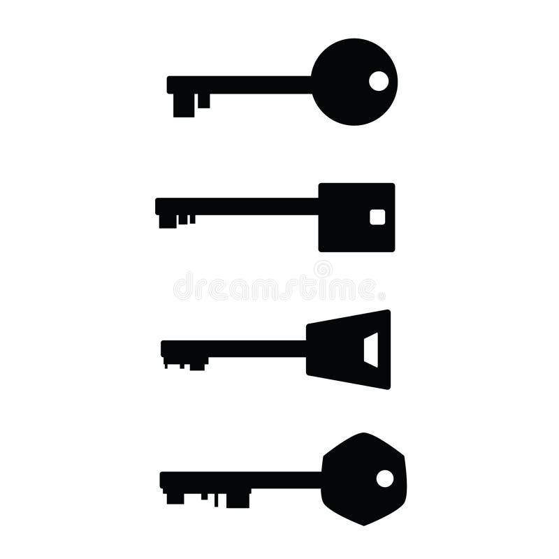The key vector stock vector. Illustration of loan, door - 25544053