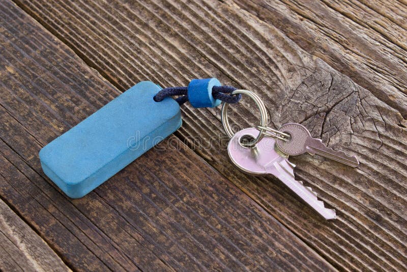 Keys with Blue Tag Isolated Stock Image Image of blank, white 82870703