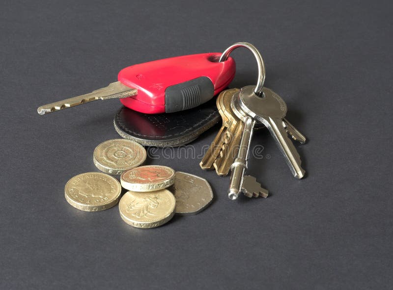 Keys And Coins Picture. Image 813612