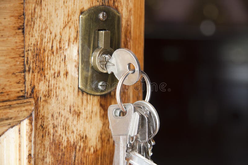 Keys at the front door