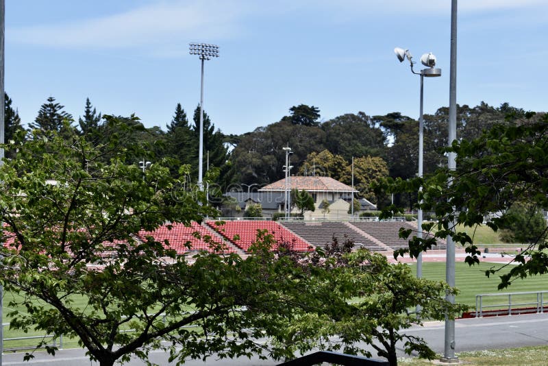 When it was first proposed in 1920 that San Francisco needed its own athletic stadium, Mary Kezar personally donated $100,000 to honor her mother and uncles, local pioneers. After the city added an additional $200,000, the stadium was quickly built, and opened 2 May, 1925. The stadium was well used by teams and sports, including the San Francisco 49ers football team. After the 49ers left for the bigger and more modern Candle Stick Park, Kezar started having live concert performances. In June 1989, Kezar was demolished and rebuilt, much smaller. The new stadium is named in honor of former 49er Bob St. Clair who had also gone to the Polytechnic High School that was just across the street, and now also demolished. When it was first proposed in 1920 that San Francisco needed its own athletic stadium, Mary Kezar personally donated $100,000 to honor her mother and uncles, local pioneers. After the city added an additional $200,000, the stadium was quickly built, and opened 2 May, 1925. The stadium was well used by teams and sports, including the San Francisco 49ers football team. After the 49ers left for the bigger and more modern Candle Stick Park, Kezar started having live concert performances. In June 1989, Kezar was demolished and rebuilt, much smaller. The new stadium is named in honor of former 49er Bob St. Clair who had also gone to the Polytechnic High School that was just across the street, and now also demolished.