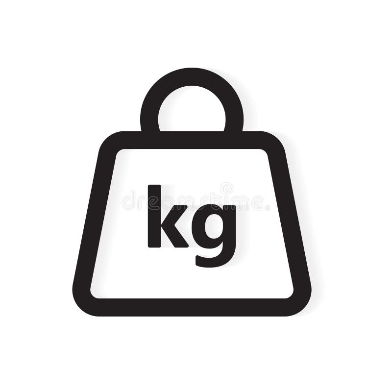 Kg weight icon stock vector. Illustration of kettle - 159927394