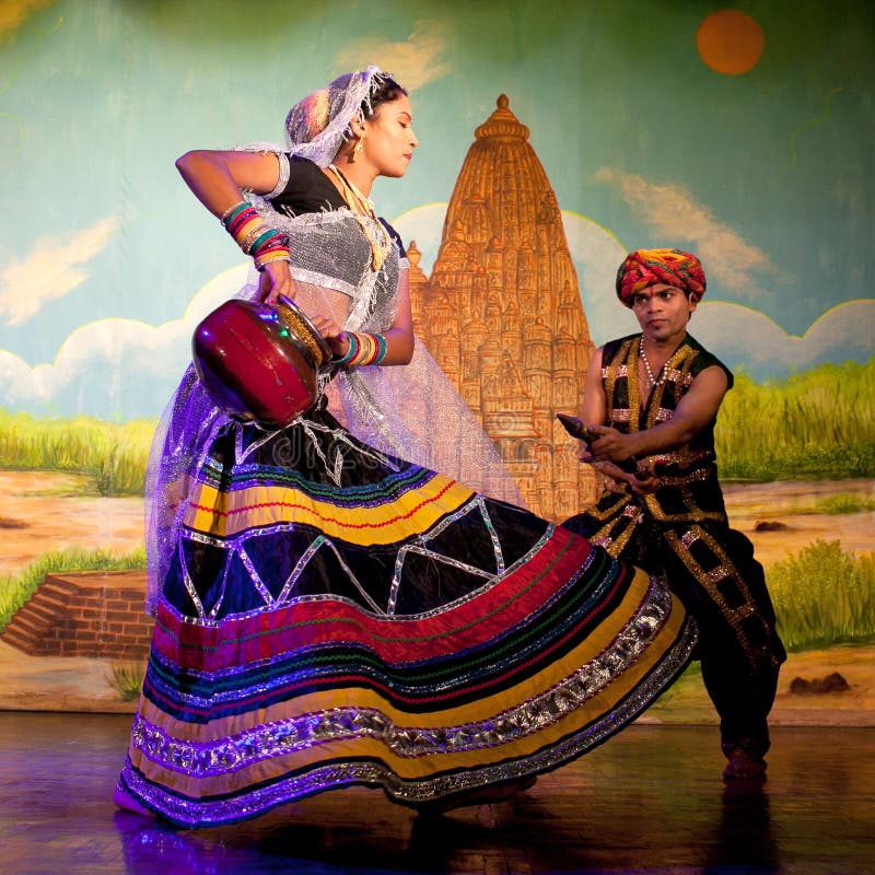 Traditional Indian Dance in Khajuraho, India Editorial Stock Image ...