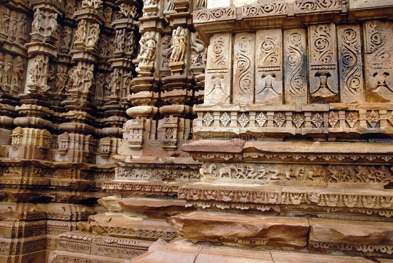 Khajuraho - site de patrimoine mondial de l'Inde