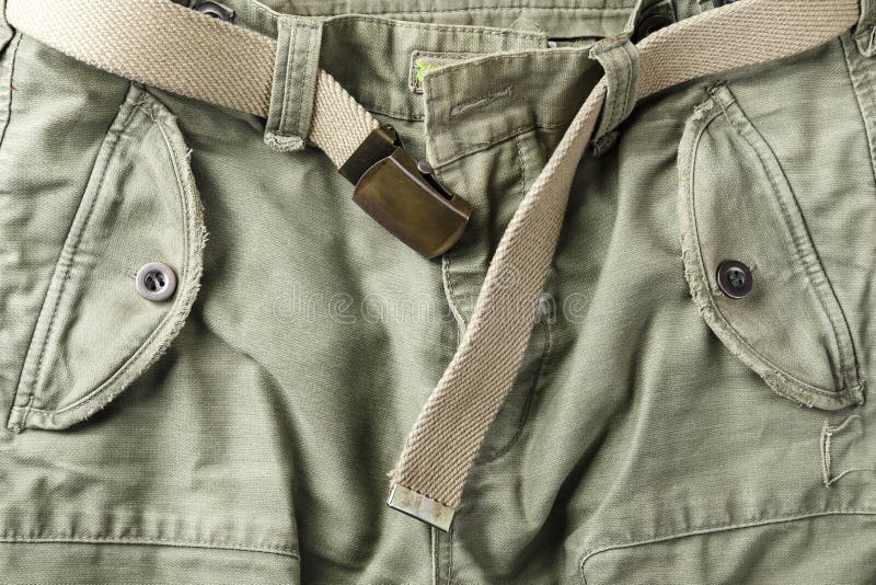 Khaki pants belt stock photo. Image of long, electronics 128109842