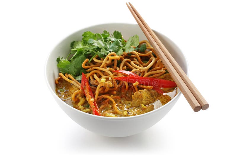 Khao soi, Currynudeln, siamesische Nahrung