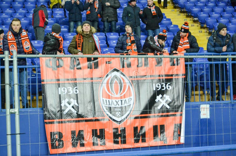 Fans Of FC Shakhtar Donetsk. Editorial Image - Image of donbass, lots