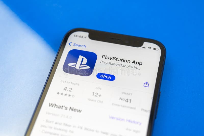 PlayStation Web Site Opened the Mobile Editorial Stock Photo - Image of logotype, display: 149572968