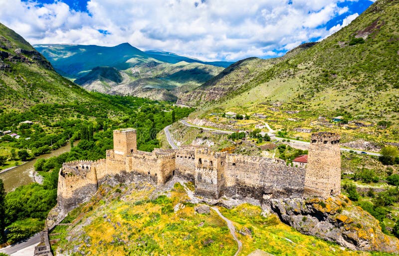 171 Landscape Medieval Fortress Khertvisi Georgia Photos - Free ...