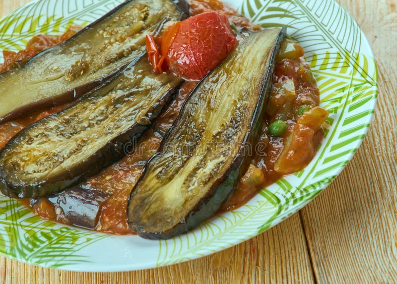 Khoresh ebademjan stock photos