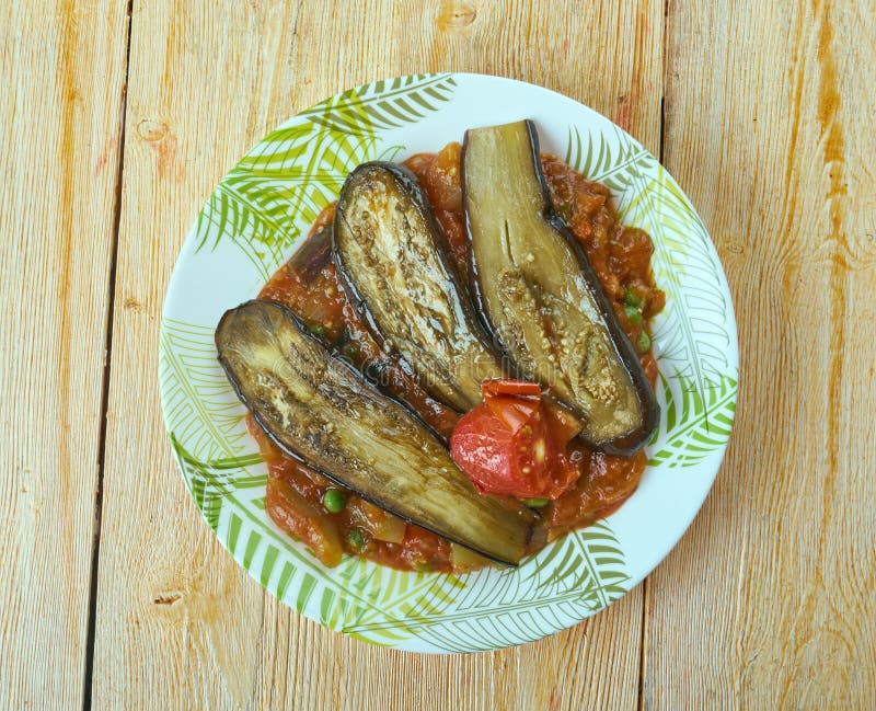 Khoresh ebademjan stock image