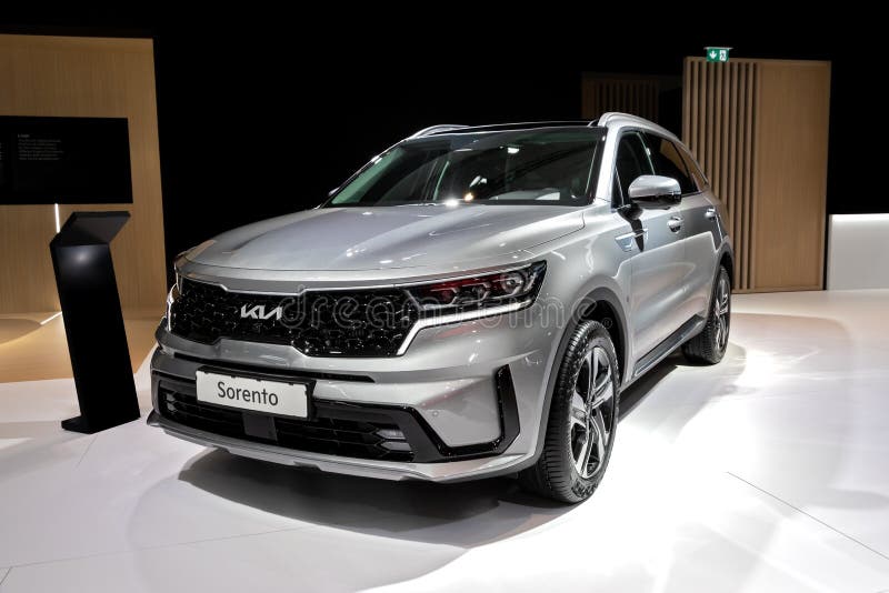 MOSCOW, RUSSIA - FEBRUARY 7, 2021 Kia Sorento Fourth Generation MQ4.  Editorial Image - Image of street, wheel: 232185195