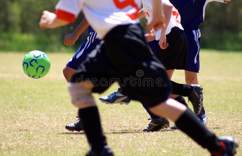 Kick the ball stock photo. Image of ball, outdoor, team 2879294