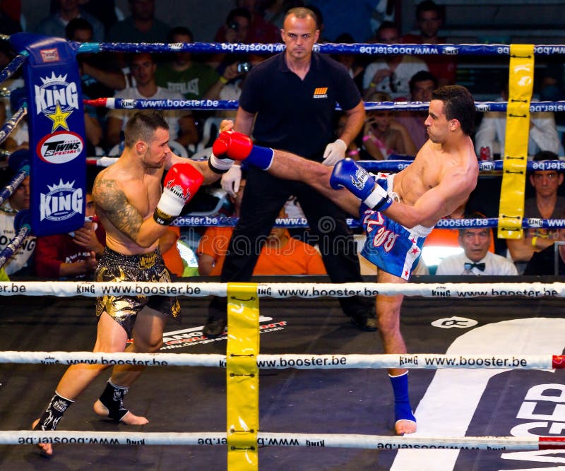 Kick Boxing editorial photography. Image of punch, action 21608512