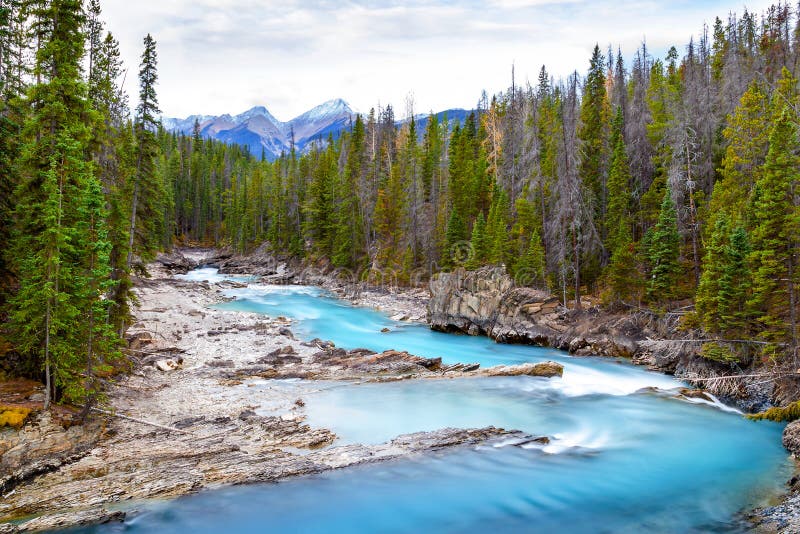 Kicking Horse River in Yoho National Park, Canada