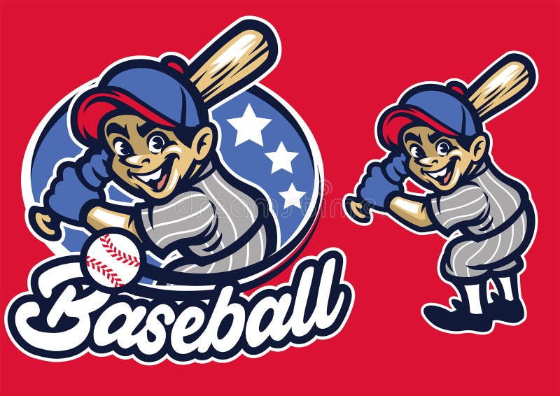 Kid as a baseball batter royalty free illustration Kid as a baseball batter royalty free illustration