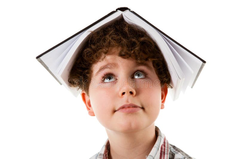 Kid with book royalty free stock photos Kid with book royalty free stock photos