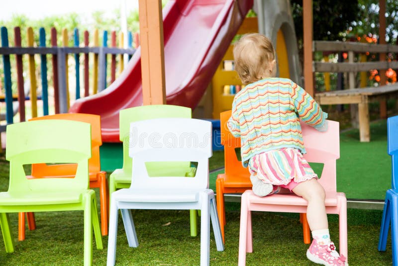 Kid on the chair stock photo. Image of single, childhood - 55150052