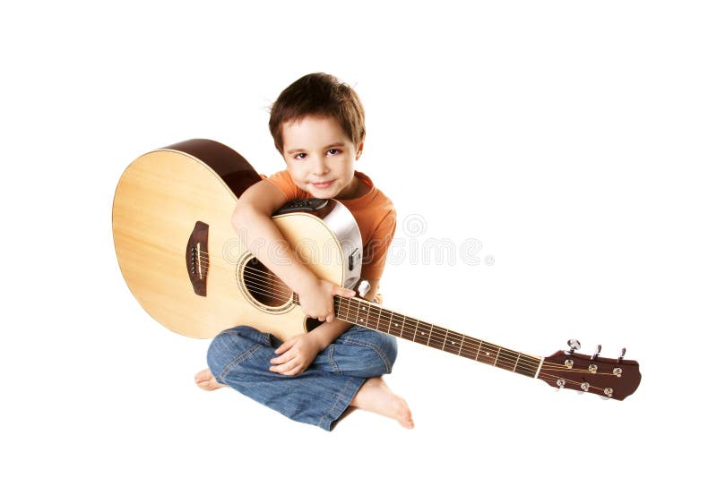 Kid with guitar